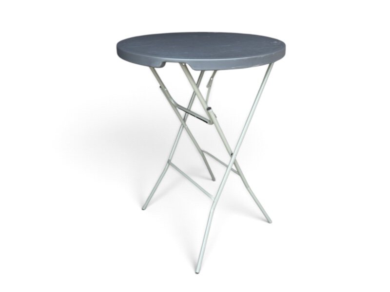 HĂžjt cafĂ©bord Ă80 cm med sammenklappelige ben â til leje