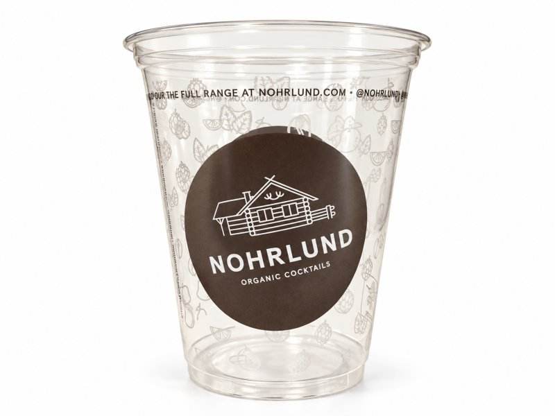 Nohrlund cocktailkrus i plast på 30 cl