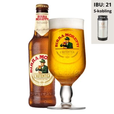Birra Moretti - 20 ltr. Fustage